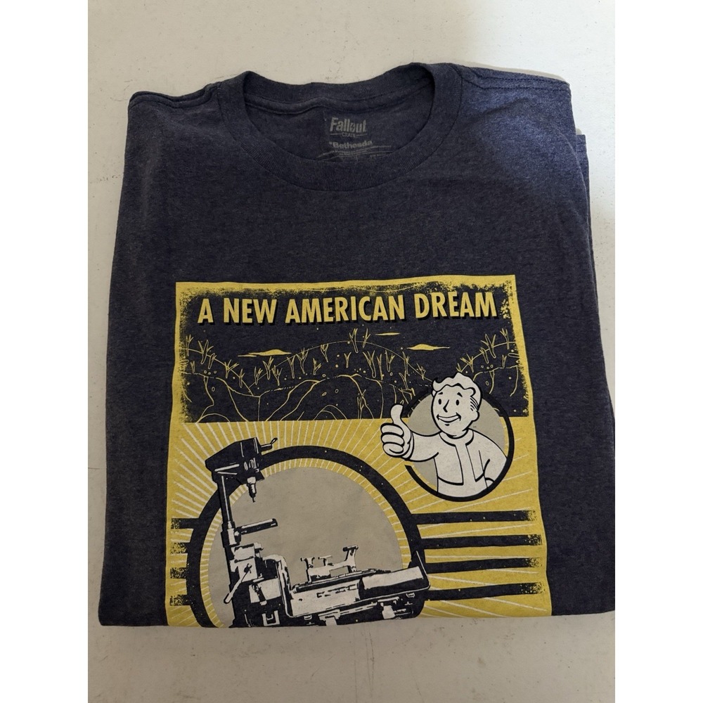 Fallout 4 Vault Boy A New American Dream T-Shirt 3XL Loot Wear NWOT